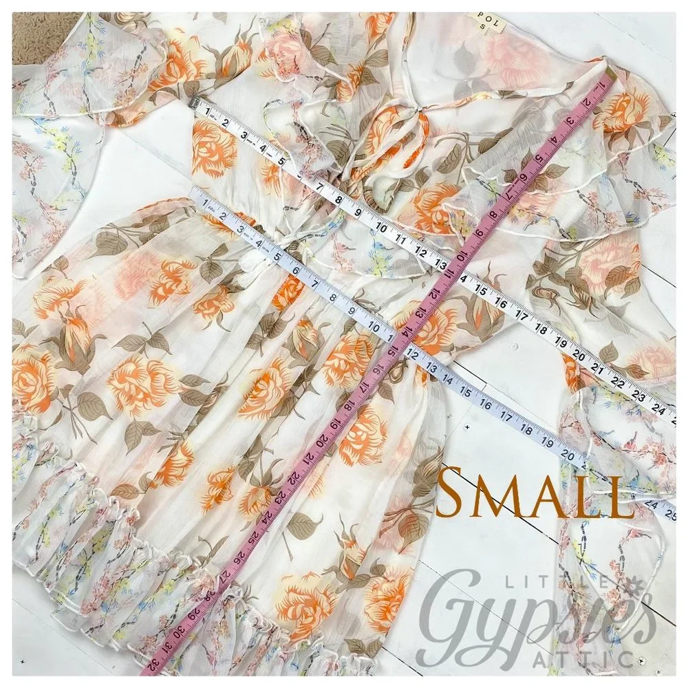 POL Fairy Garden Farmhouse Mini Dress - Picture 11 of 16